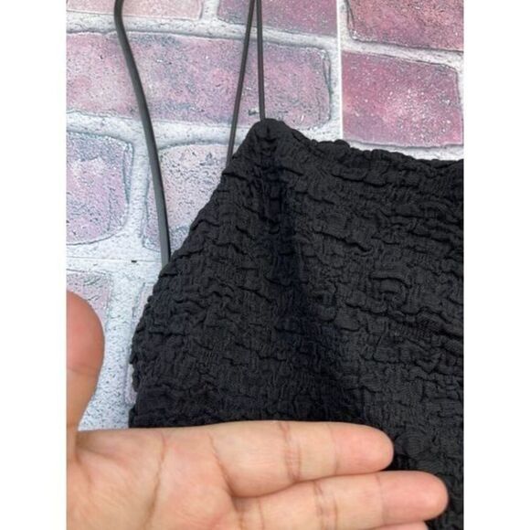isalis textured mini black dress size medium - Picture 3 of 9